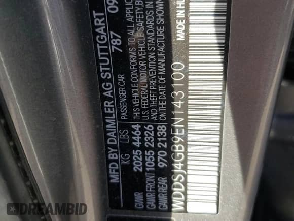 2014 Mercedes-Benz CLA 250 with VIN WDDSJ4GB9EN143100, listed as a Copart auction lot 86884595 with 78,003 mi miles and Salvage title. Bid and sale history available at DreamBid. Image 12.