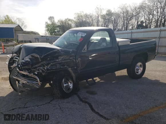 1998 Dodge 1500 z VIN 3B7HC16Y1WM205541, wystawiony jako Copart lot #62191735 z przebiegiem 113 610 mil mil oraz Nie do naprawy • Non repairable. Historia ofert i sprzedaży dostępna na DreamBid. Obrazek 1.