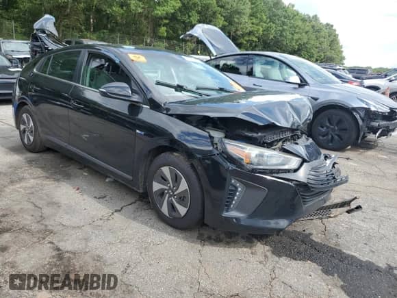 2018 Hyundai Ioniq SEL z VIN KMHC75LC2JU061545, wystawiony jako Copart lot #68089215 z przebiegiem 144 853 mil mil oraz Szkoda całkowita • Salvage title. Historia ofert i sprzedaży dostępna na DreamBid. Obrazek 4.