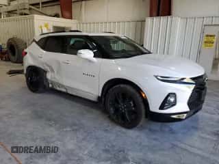 2021 Chevrolet Blazer RS с VIN 3GNKBKRS9MS525986, выставлен на аукционе Copart как лот 85845775 с пробегом 46 424 миль миль и Списание • Salvage title. История ставок и продаж доступна на DreamBid. Изображение 4.