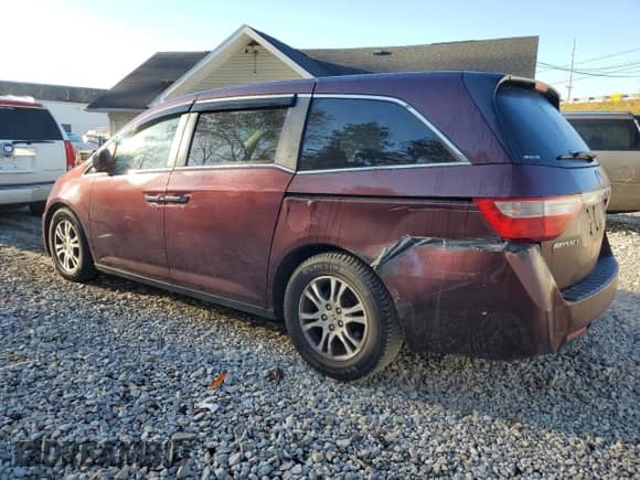 2012 Honda Odyssey EX с VIN 5FNRL5H4XCB086748, выставлен на аукционе Copart как лот 70307605 с пробегом 64 293 миль миль и Списание • Salvage title. История ставок и продаж доступна на DreamBid. Изображение 2.