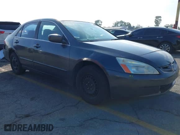 2005 Honda Accord LX with VIN 1HGCM55455A146763, listed as a IAAI auction lot 43496696 with 144,623 mi miles and . Bid and sale history available at DreamBid. Image 1.