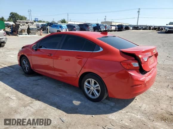 2018 Chevrolet Cruze LT with VIN 1G1BE5SM4J7165008, listed as a Copart auction lot 84419545 with 142,288 mi miles and Salvage title. Bid and sale history available at DreamBid. Image 2.