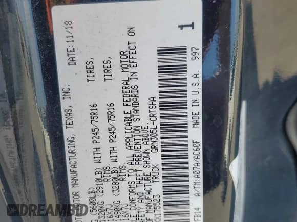 2019 Toyota Tacoma SR5 z VIN 5TFSZ5AN5KX175523, wystawiony jako Copart lot #68844375 z przebiegiem 142 583 mil mil oraz Szkoda całkowita • Salvage title. Historia ofert i sprzedaży dostępna na DreamBid. Obrazek 12.