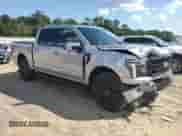 2024 Ford F-150 Lariat with VIN 1FTFW5L52RFC07819, listed as a Copart auction lot 84196965 with 11,287 mi miles and Salvage title. Bid and sale history available at DreamBid. Image 4.
