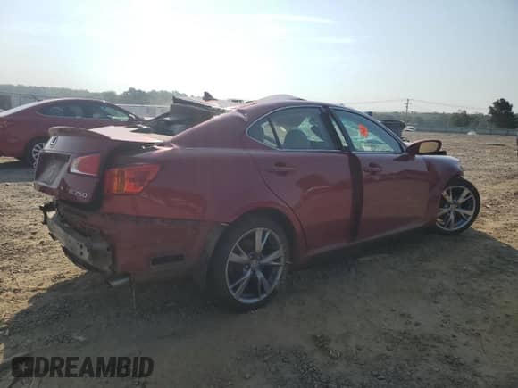 2010 Lexus IS 250 z VIN JTHBF5C27A2094545, wystawiony jako Copart lot #80739005 z przebiegiem Nie podano mil oraz Szkoda całkowita • Salvage title. Historia ofert i sprzedaży dostępna na DreamBid. Obrazek 3.