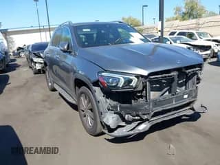 2020 Mercedes-Benz GLE 350 with VIN 4JGFB4JB2LA107931, listed as a IAAI auction lot 43175842 with 80,216 mi miles and . Bid and sale history available at DreamBid. Image 1.