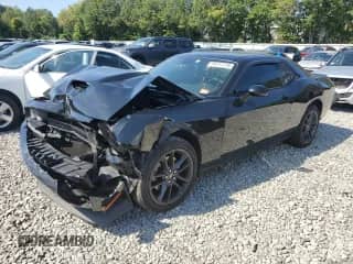 2021 Dodge Challenger GT with VIN 2C3CDZKG7MH611035, listed as a Copart auction lot 80217175 with 54,240 mi miles and Salvage title. Bid and sale history available at DreamBid. Image 1.