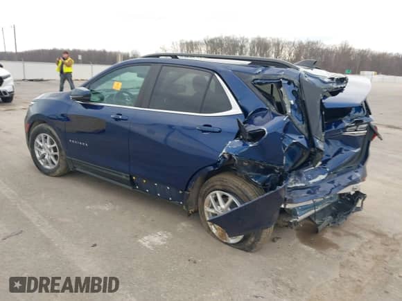 2022 Chevrolet Equinox LT with VIN 3GNAXKEV9NL297044, listed as a IAAI auction lot 41705155 with Not provided miles and . Bid and sale history available at DreamBid. Image 3.