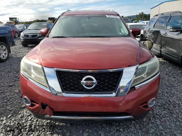 2015 Nissan Pathfinder S with VIN 5N1AR2MM5FC715300, listed as a Copart auction lot 80614345 with 108,680 mi miles and Salvage title. Bid and sale history available at DreamBid. Image 5.