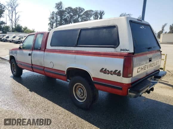 1989 Chevrolet Silverado 2500 with VIN 2GCFK29K7K1255966, listed as a Copart auction lot 71558335 with 312,688 mi miles and Clean title. Bid and sale history available at DreamBid. Image 2.