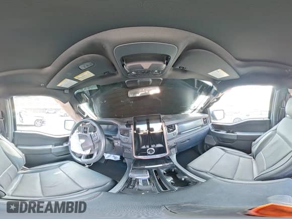 2023 Ford F-150 Lightning Pro with VIN 1FTVW1EV9PWG26295, listed as a Copart auction lot 80298305 with 43,492 mi miles and Salvage title. Bid and sale history available at DreamBid. Image 14.