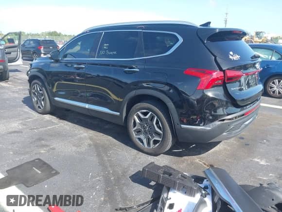 2022 Hyundai Santa Fe Limited with VIN 5NMS44AL3NH394114, listed as a IAAI auction lot 43070395 with 51,567 mi miles and . Bid and sale history available at DreamBid. Image 3.