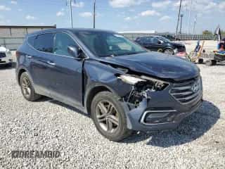 2017 Hyundai Santa Fe 2.4L z VIN 5XYZTDLB6HG441771, wystawiony jako Copart lot #81745675 z przebiegiem 136 514 mil mil oraz Szkoda całkowita • Salvage title. Historia ofert i sprzedaży dostępna na DreamBid. Obrazek 4.