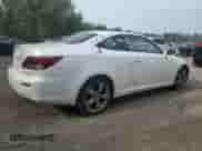 2011 Lexus IS 250 C z VIN JTHFF2C27B2520817, wystawiony jako Copart lot #68149645 z przebiegiem 141 091 mil mil oraz Czysty tytuł • Clean title. Historia ofert i sprzedaży dostępna na DreamBid. Obrazek 3.