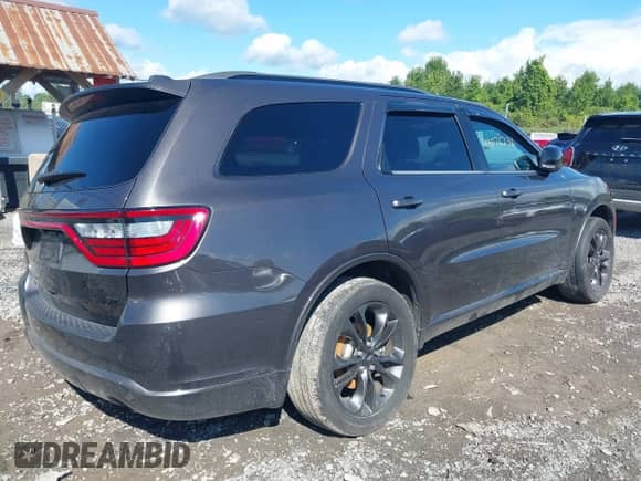 2021 Dodge Durango GT Plus with VIN 1C4RDJDG6MC521608, listed as a IAAI auction lot 43076236 with 62,629 mi miles and . Bid and sale history available at DreamBid. Image 4.
