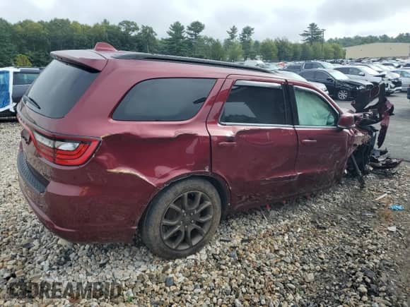 2018 Dodge Durango GT z VIN 1C4RDJDG2JC232589, wystawiony jako Copart lot #65507275 z przebiegiem Nie podano mil oraz Szkoda całkowita • Salvage title. Historia ofert i sprzedaży dostępna na DreamBid. Obrazek 3.