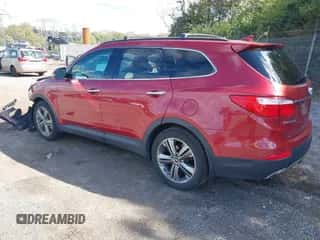 2015 Hyundai Santa Fe GLS with VIN KM8SNDHF2FU114329, listed as a IAAI auction lot 43485631 with 107,573 mi miles and . Bid and sale history available at DreamBid. Image 3.