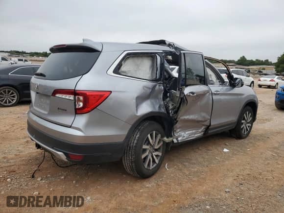 2021 Honda Pilot EX с VIN 5FNYF5H37MB036966, выставлен на аукционе Copart как лот 70962805 с пробегом Не указан миль и Списание • Salvage title. История ставок и продаж доступна на DreamBid. Изображение 3.