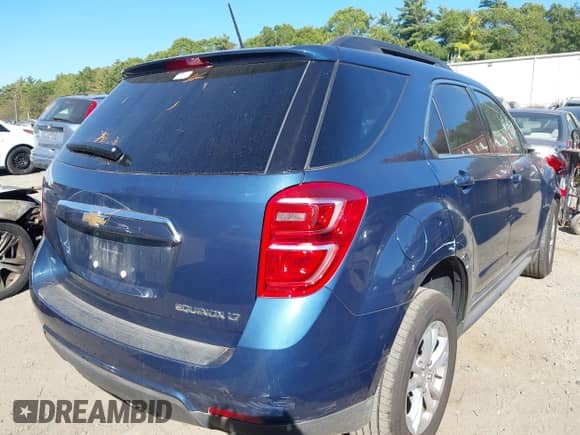 2016 Chevrolet Equinox LT with VIN 2GNFLFEK4G6230907, listed as a IAAI auction lot 43361322 with 58,737 mi miles and . Bid and sale history available at DreamBid. Image 4.