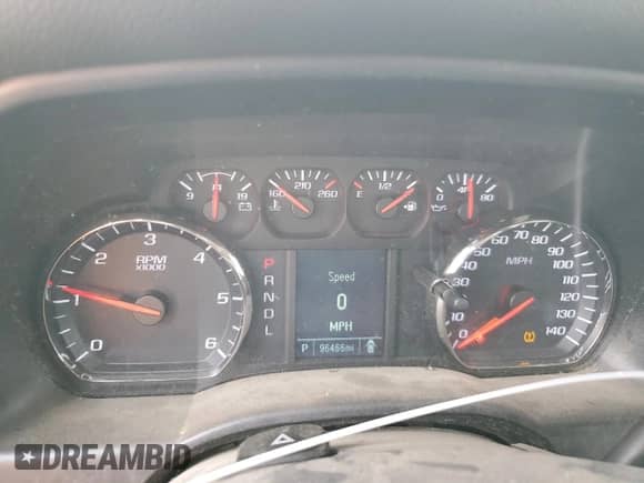 2018 Chevrolet Silverado 1500 Work Truck with VIN 1GCNCNEH7JZ368861, listed as a Copart auction lot 60822735 with 96,466 mi miles and Salvage title. Bid and sale history available at DreamBid. Image 9.