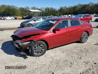 2024 Hyundai Elantra SEL with VIN KMHLM4DG4RU740376, listed as a Copart auction lot 86698385 with 26,333 mi miles and Salvage title. Bid and sale history available at DreamBid. Image 1.