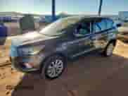 2017 Ford Escape Titanium with VIN 1FMCU9J9XHUC51563, listed as a Copart auction lot 81632235 with 52,259 mi miles and Salvage title. Bid and sale history available at DreamBid. Image 1.