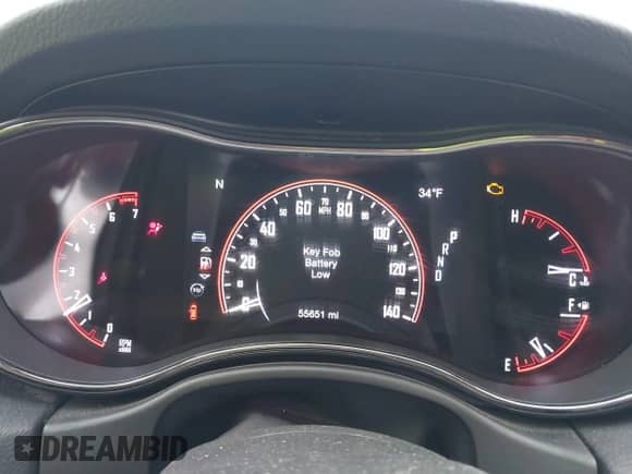 2020 Dodge Durango GT with VIN 1C4RDJDG2LC166791, listed as a IAAI auction lot 41111725 with 55,651 mi miles and . Bid and sale history available at DreamBid. Image 7.