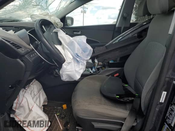 2015 Hyundai Santa Fe with VIN 5XYZT3LB6FG279065, listed as a Copart auction lot 66266655 with Not provided miles and Salvage title. Bid and sale history available at DreamBid. Image 7.