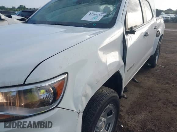 2022 Chevrolet Colorado 2WD Work Truck with VIN 1GCGSBEN8N1151016, listed as a IAAI auction lot 42709357 with 39,999 mi miles and . Bid and sale history available at DreamBid. Image 6.