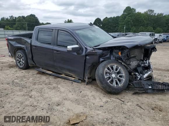 2022 Chevrolet Silverado 1500 LT with VIN 1GCPDDEK5NZ576478, listed as a Copart auction lot 67030565 with Not provided miles and Salvage title. Bid and sale history available at DreamBid. Image 4.