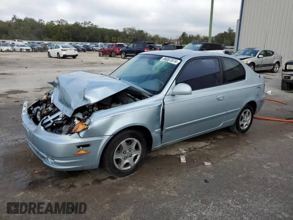 2004 Hyundai Accent GL с VIN KMHCG35CX4U293817, выставлен на аукционе Copart как лот 86087074 с пробегом Не указан миль и Списание • Salvage title. История ставок и продаж доступна на DreamBid. Изображение 1.