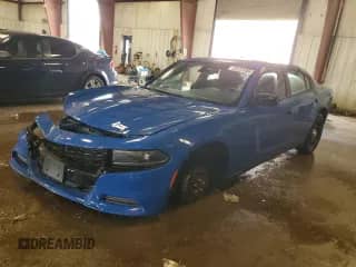 2022 Dodge Charger Police with VIN 2C3CDXKG1NH228570, listed as a Copart auction lot 83982615 with 33,198 mi miles and Salvage title. Bid and sale history available at DreamBid. Image 1.