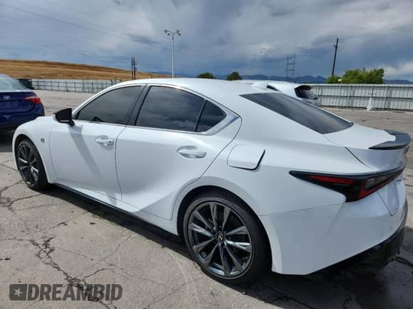 2022 Lexus IS 350 F Sport z VIN JTHGZ1E25N5026770, wystawiony jako Copart lot #80517615 z przebiegiem 23 315 mil mil oraz Szkoda całkowita • Salvage title. Historia ofert i sprzedaży dostępna na DreamBid. Obrazek 2.