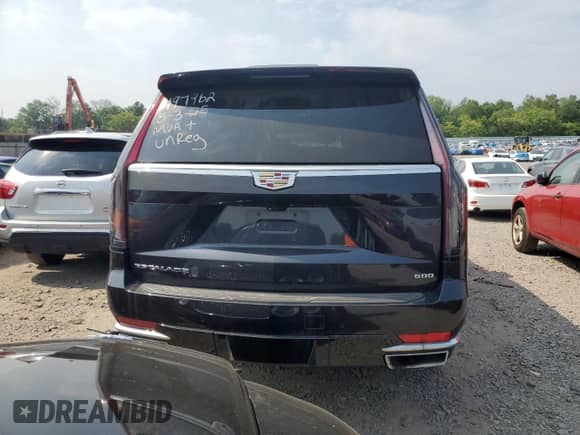 2022 Cadillac Escalade ESV Premium Luxury с VIN 1GYS4KKL7NR317772, выставлен на аукционе Copart как лот 59501825 с пробегом Не указан миль и Списание • Salvage title. История ставок и продаж доступна на DreamBid. Изображение 6.