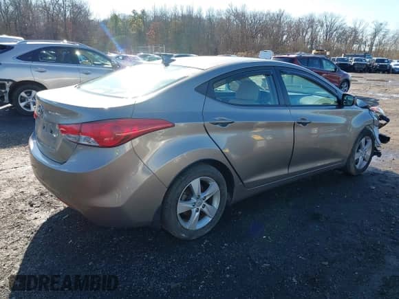 2013 Hyundai Elantra GLS with VIN 5NPDH4AE0DH396788, listed as a IAAI auction lot 41216205 with 40,749 mi miles and . Bid and sale history available at DreamBid. Image 4.