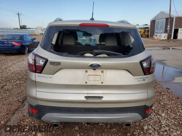 2017 Ford Escape Titanium with VIN 1FMCU9J91HUD60350, listed as a Copart auction lot 67822375 with 149,446 mi miles and Salvage title. Bid and sale history available at DreamBid. Image 6.