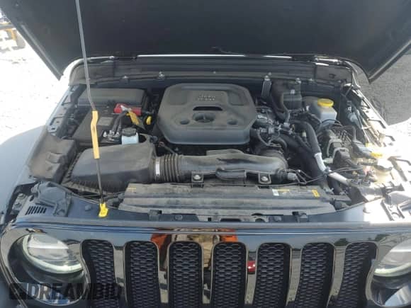 2021 Jeep Wrangler Willys z VIN 1C4GJXANXMW713182, wystawiony jako Copart lot #69206424 z przebiegiem 38 985 mil mil oraz Szkoda całkowita • Salvage title. Historia ofert i sprzedaży dostępna na DreamBid. Obrazek 13.