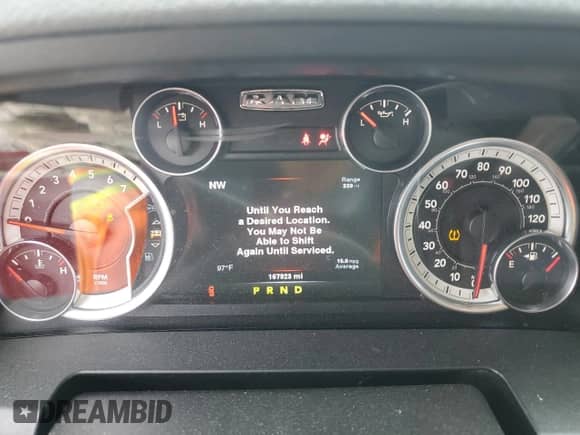 2014 Ram 1500 Big Horn z VIN 1C6RR7LG1ES263132, wystawiony jako Copart lot #59541375 z przebiegiem 167 923 mil mil oraz Szkoda całkowita • Salvage title. Historia ofert i sprzedaży dostępna na DreamBid. Obrazek 9.