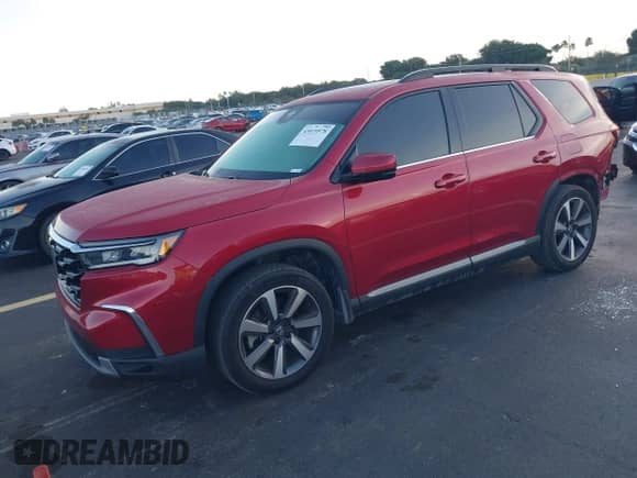 2024 Honda Pilot Touring с VIN 5FNYG2H75RB006550, выставлен на аукционе IAAI как лот 43019578 с пробегом 25 698 миль миль и . История ставок и продаж доступна на DreamBid. Изображение 18.