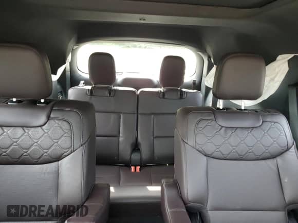 2025 Ford Explorer Platinum with VIN 1FMUK8HH7SGB23840, listed as a Copart auction lot 59996365 with 2,505 mi miles and Salvage title. Bid and sale history available at DreamBid. Image 10.