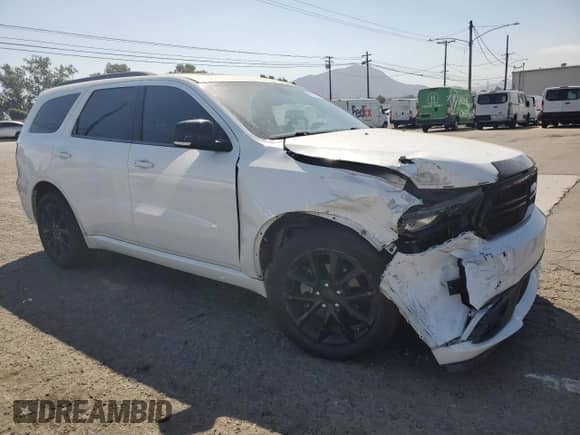 2018 Dodge Durango GT with VIN 1C4RDHDG2JC218894, listed as a Copart auction lot 70214355 with 107,695 mi miles and Salvage title. Bid and sale history available at DreamBid. Image 4.