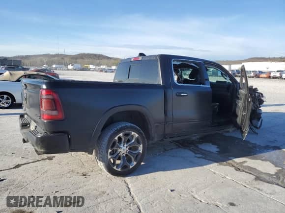 2021 Ram 1500 Limited z VIN 1C6SRFHMXMN790741, wystawiony jako Copart lot #48287604 z przebiegiem 151 202 mil mil oraz Szkoda całkowita • Salvage title. Historia ofert i sprzedaży dostępna na DreamBid. Obrazek 3.