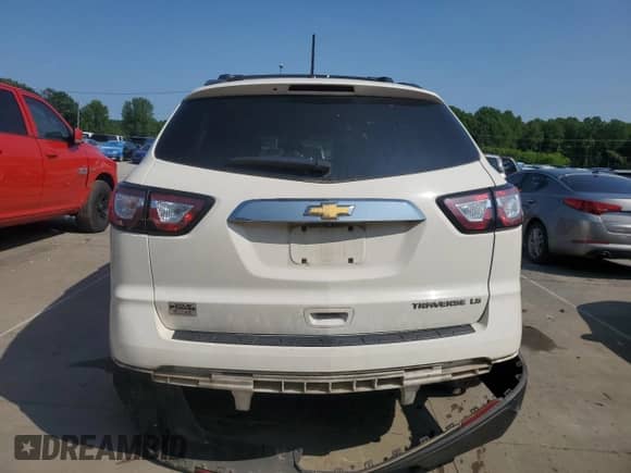 2015 Chevrolet Traverse LS с VIN 1GNKRFKDXFJ217308, выставлен на аукционе Copart как лот 59183895 с пробегом Не указан миль и Списание • Salvage title. История ставок и продаж доступна на DreamBid. Изображение 6.