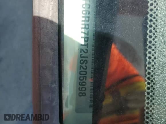 2018 Ram 1500 Longhorn с VIN 1C6RR7PT2JS205998, выставлен на аукционе Copart как лот 62276625 с пробегом 118 407 миль миль и На запчасти • Non repairable. История ставок и продаж доступна на DreamBid. Изображение 12.