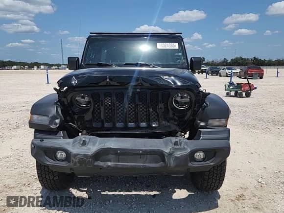 2022 Jeep Wrangler Unlimited Sport S with VIN 1C4HJXDG4NW145949, listed as a Copart auction lot 68324335 with 83,781 mi miles and Salvage title. Bid and sale history available at DreamBid. Image 14.