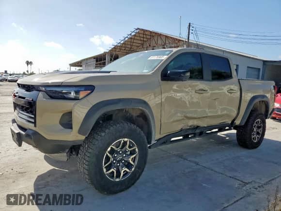 2024 Chevrolet Colorado 4WD ZR2 with VIN 1GCPTFEK7R1252936, listed as a Copart auction lot 61176905 with 19,126 mi miles and Salvage title. Bid and sale history available at DreamBid. Image 1.