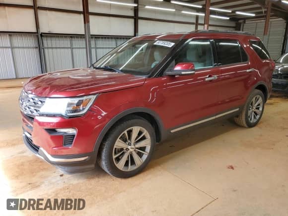 2018 Ford Explorer Limited с VIN 1FM5K7F83JGA27493, выставлен на аукционе Copart как лот 80789205 с пробегом 119 855 миль миль и Списание • Salvage title. История ставок и продаж доступна на DreamBid. Изображение 1.