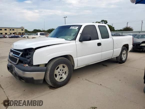 2006 Chevrolet Silverado 1500 Work Truck with VIN 1GCEC19V76Z218961, listed as a Copart auction lot 69675965 with 299,768 mi miles and Salvage title. Bid and sale history available at DreamBid. Image 1.