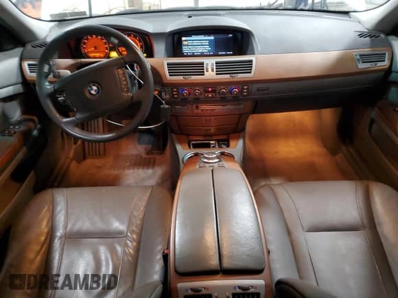 2006 BMW 7 Series 750i with VIN WBAHL83526DT07183, listed as a Copart auction lot 53257635 with 78,997 mi miles and Salvage title. Bid and sale history available at DreamBid. Image 8.